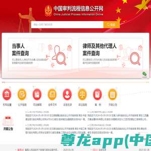 首页 - 中国审判流程信息公开网